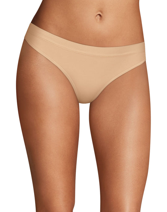 Maidenform Womens Sport Heathered Micro Thong