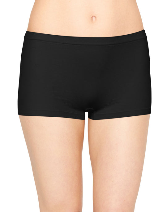 Hanes Womens Get Cozy Boyshort Panties