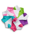 Hanes Girls` EZ-Sort 11-Pack ComfortBlend Low Cut Socks