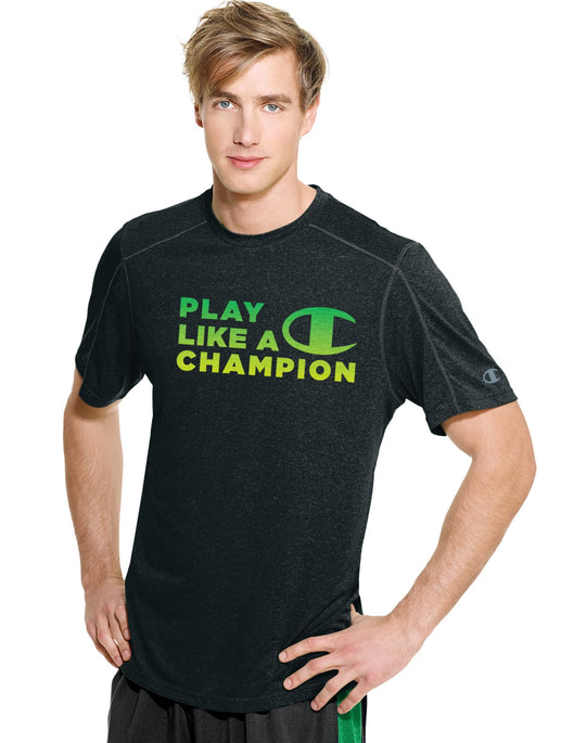 Champion Men`s PowerTrain Short Sleeve Graphic Tee