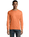 Hanes Mens ComfortWash Garment Dyed Long Sleeve Pocket Tee