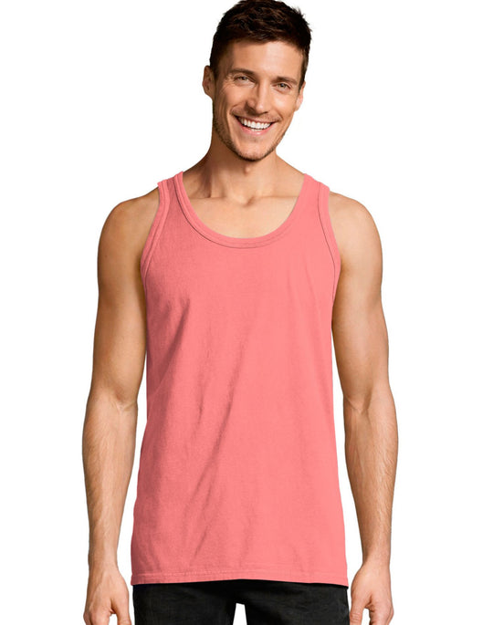 Hanes Mens ComfortWash Garment Dyed Sleeveless Tank Top