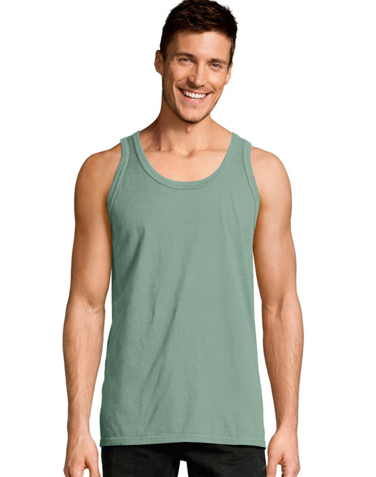 Hanes Mens ComfortWash Garment Dyed Sleeveless Tank Top