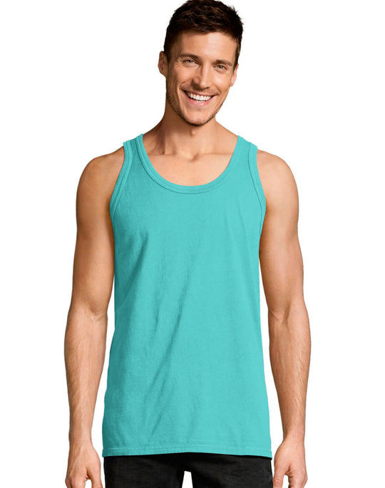 Hanes Mens ComfortWash Garment Dyed Sleeveless Tank Top