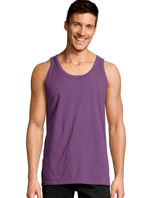 Hanes Mens ComfortWash Garment Dyed Sleeveless Tank Top