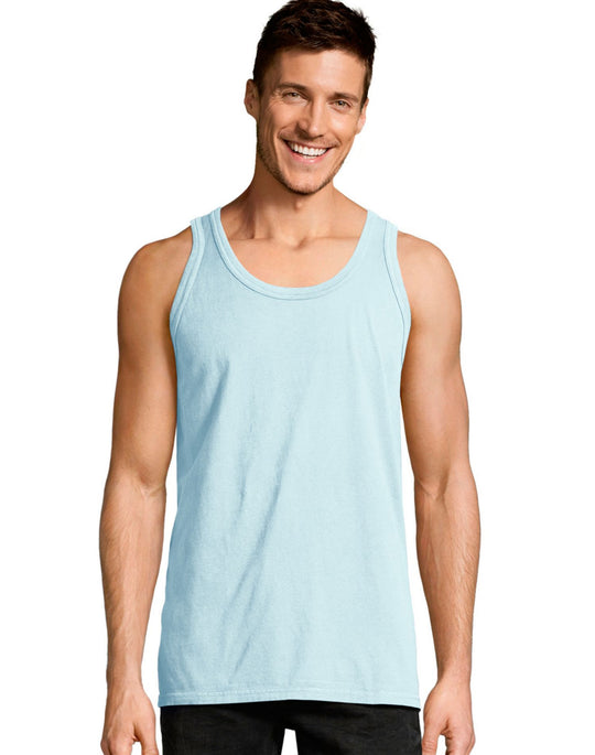 Hanes Mens ComfortWash Garment Dyed Sleeveless Tank Top