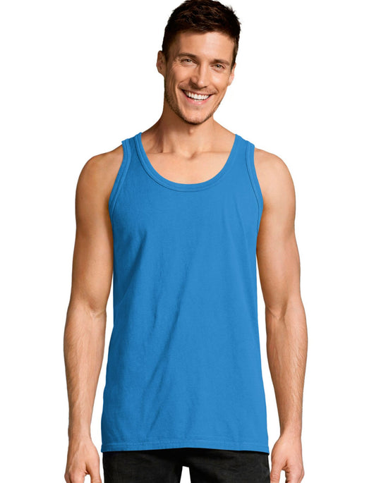 Hanes Mens ComfortWash Garment Dyed Sleeveless Tank Top