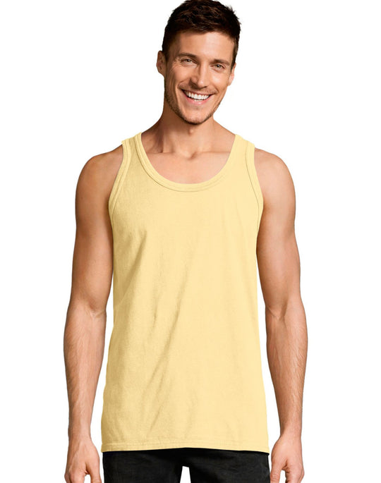 Hanes Mens ComfortWash Garment Dyed Sleeveless Tank Top