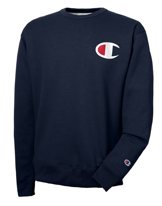 Champion Mens Powerblend Fleece Crew