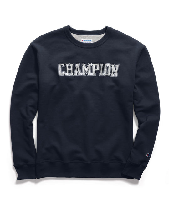 Champion Mens Powerblend Fleece Crew