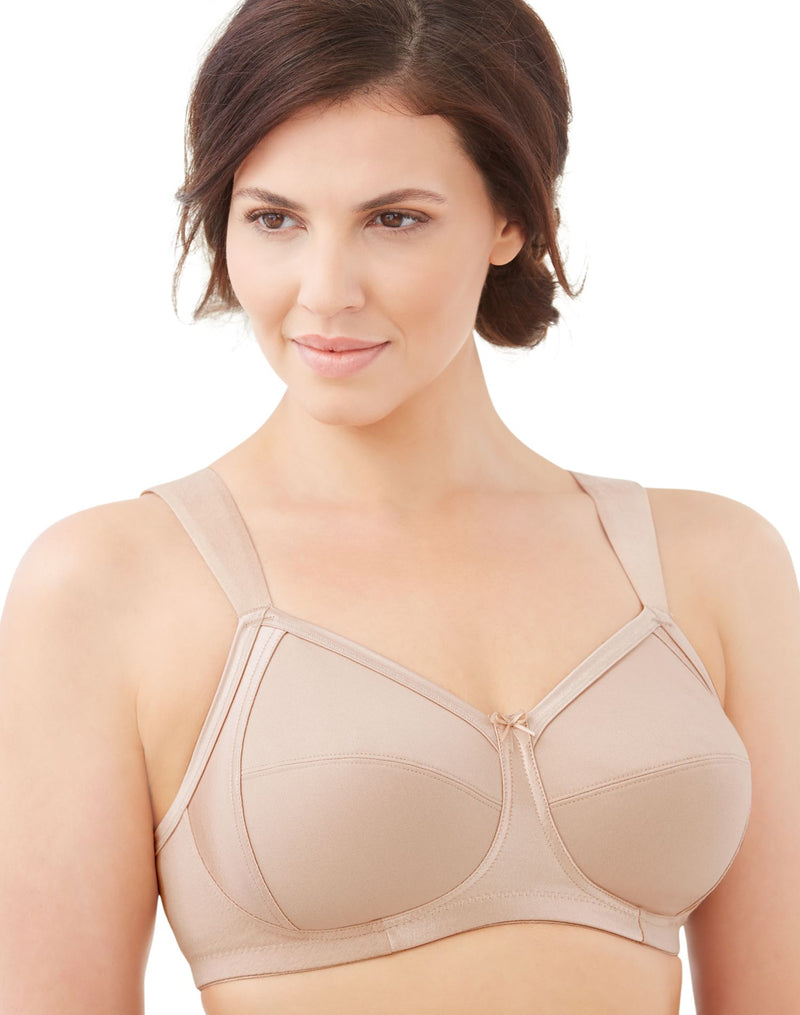 Glamorise Womens Soft Shoulders Everyday Comfort Wirefree Bra