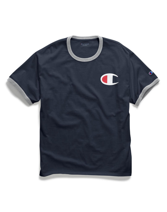 Champion Mens Classic Jersey Ringer Tee