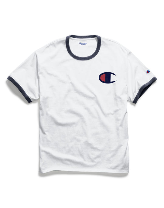 Champion Mens Classic Jersey Ringer Tee