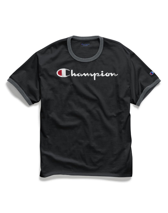 Champion Mens Classic Jersey Ringer Tee