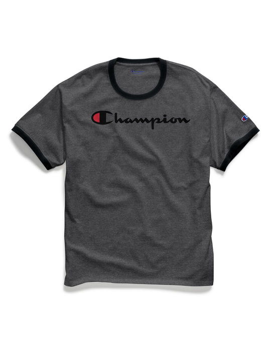 Champion Mens Classic Jersey Ringer Tee