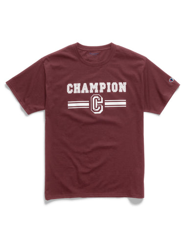 Champion Mens Graphic Jersey Tee