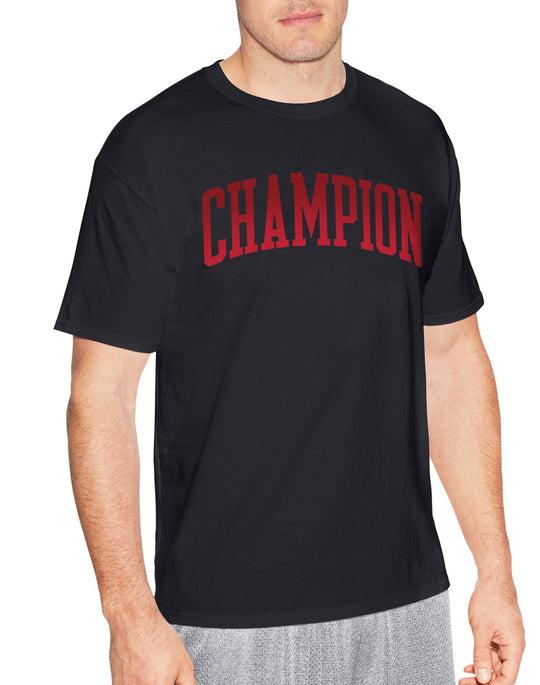 Champion Mens Graphic Short Sleeve Jersey Tee