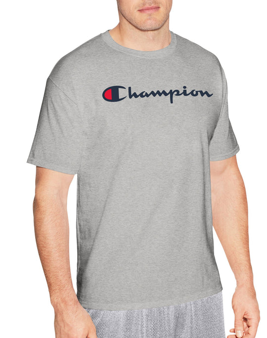 Champion Mens Graphic Short Sleeve Jersey Tee