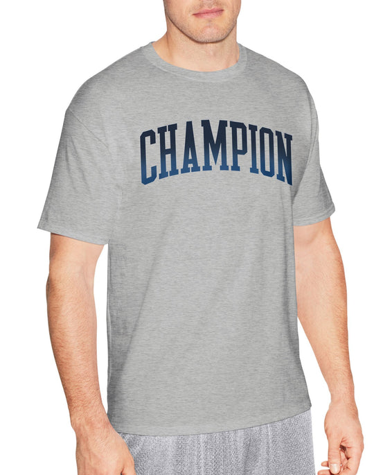 Champion Mens Graphic Short Sleeve Jersey Tee