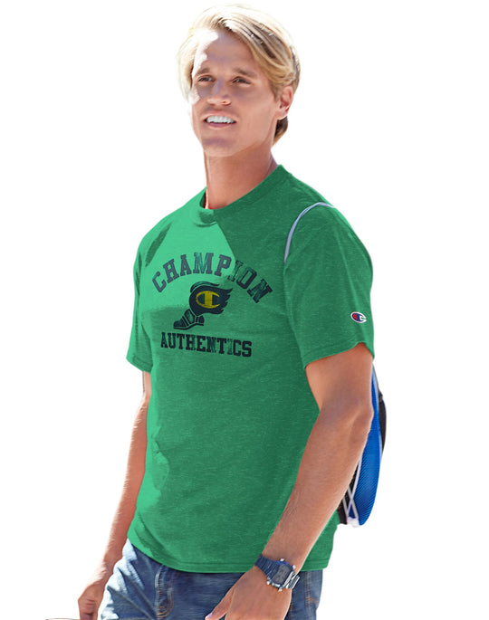 Champion Men`s Cotton-Rich Graphic T Shirt