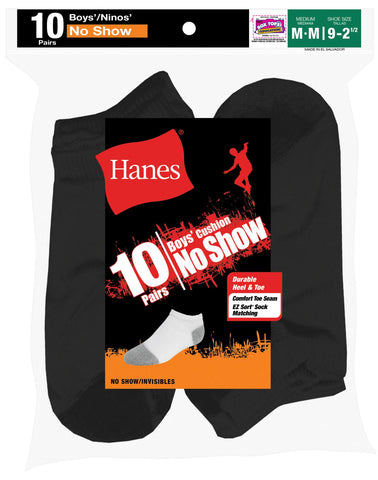 Hanes Boys` EZ Sort Socks 10-Pk - Best Seller!