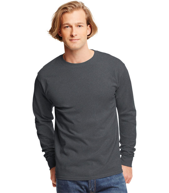 Hanes TAGLESS 6.1 oz. Comfortsoft Long Sleeve T-Shirt