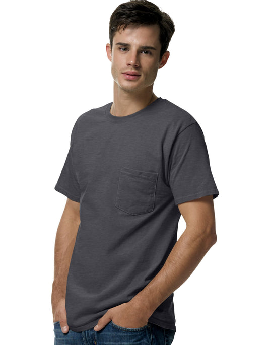 Hanes TAGLESS Pocket T-Shirt