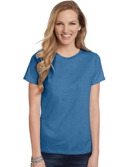 Hanes Women's Relax Fit Jersey Tee 5.2 oz