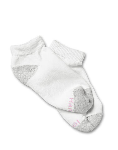 Hanes Women`s Low Cut Socks Extended Size 10-Pack