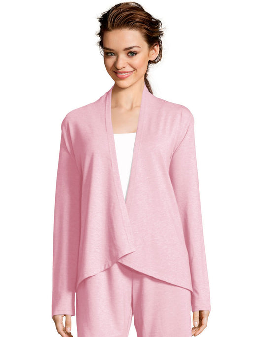 Hanes Womens French Terry Lounge Wrap