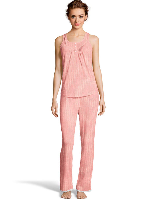 Hanes Womens V-Yoke & Pant Set