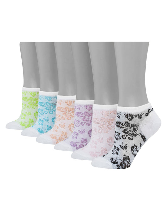 Hanes Womens Invisible Comfort Sport Liner 6-Pack