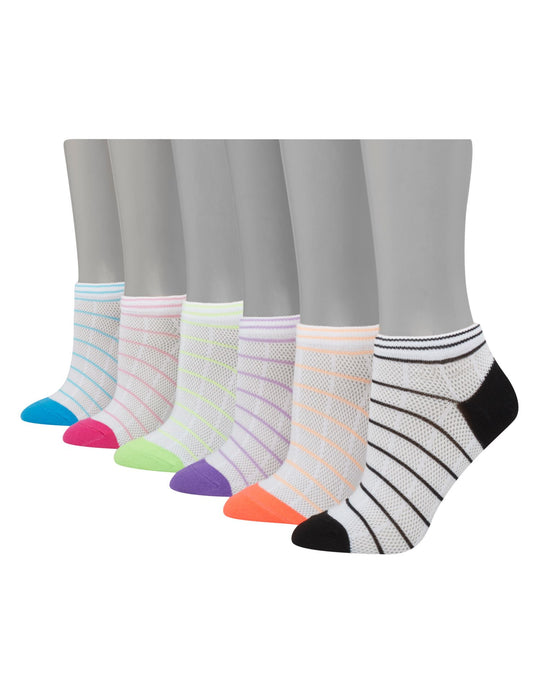 Hanes Womens Invisible Comfort Sport Liner 6-Pack