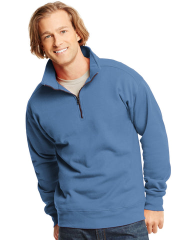 Hanes Adult Nano 1/4 Zip Sweatshirt.