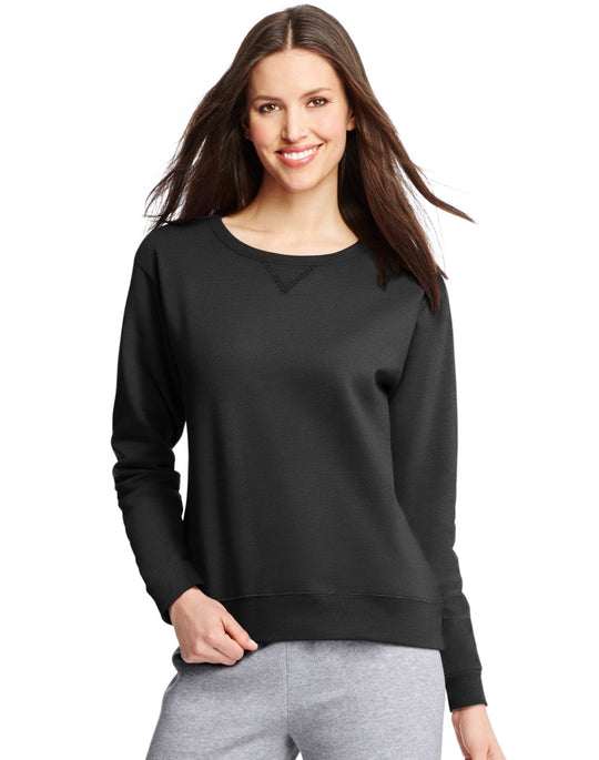 Hanes Women`s ComfortSoft EcoSmart Crewneck Sweatshirt