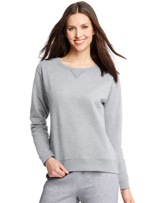 Hanes Women`s ComfortSoft EcoSmart Crewneck Sweatshirt