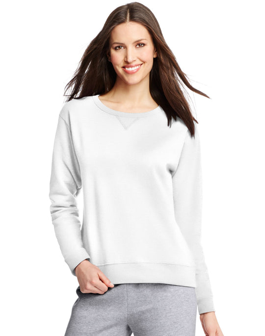 Hanes Women`s ComfortSoft EcoSmart Crewneck Sweatshirt