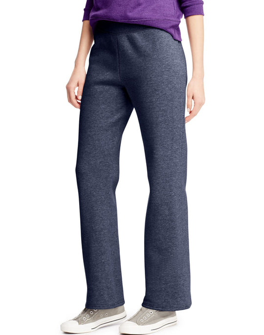 Hanes Women`s ComfortSoft EcoSmart Petite Open Leg Sweatpants