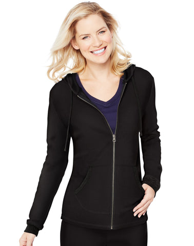 Hanes Womens French Terry Zip Hoodie