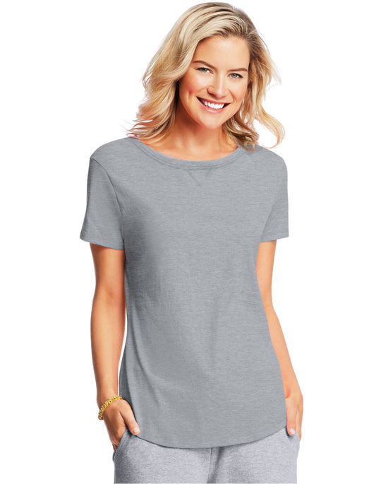 Hanes X-Temp Women`s V-Notch Tee