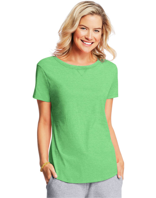 Hanes X-Temp Women`s V-Notch Tee