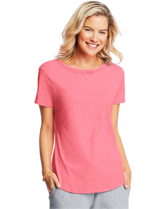 Hanes X-Temp Women`s V-Notch Tee