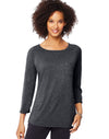 Hanes Women`s Fashion Essentials Raglan Pocket Tee