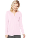 Hanes Women`s Essentials Lightweight Split Neck Tunic