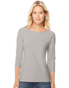 Hanes Women`s Stretch Cotton Raglan Sleeve Tee