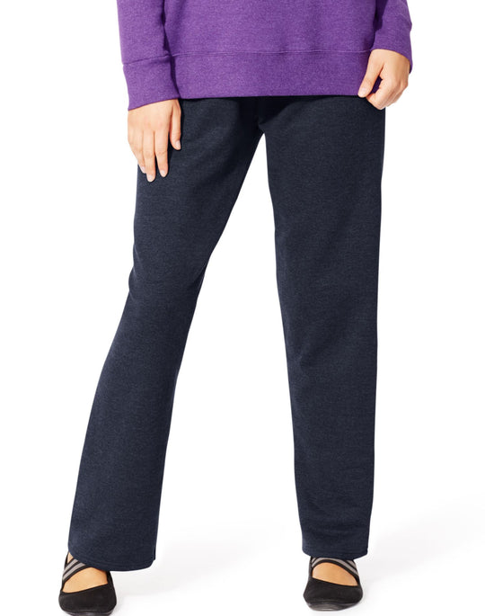 Just My Size Women`s ComfortSoft EcoSmart Fleece Open-Hem Sweatpants, Avg Length