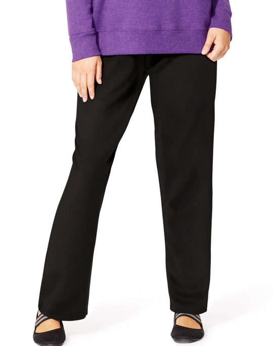 Just My Size Women`s EcoSmart Fleece Open-Hem Sweatpants, Petite Length