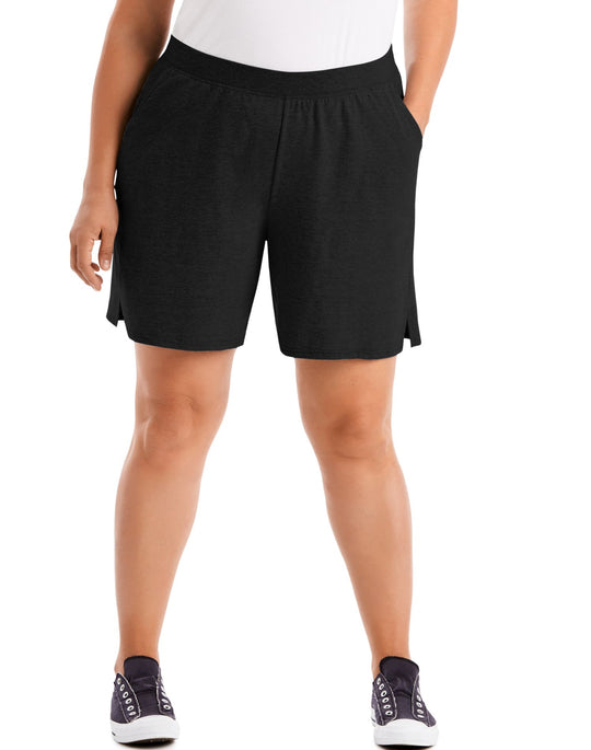 Just My Size Womens Cotton Jersey Pull-On Shorts