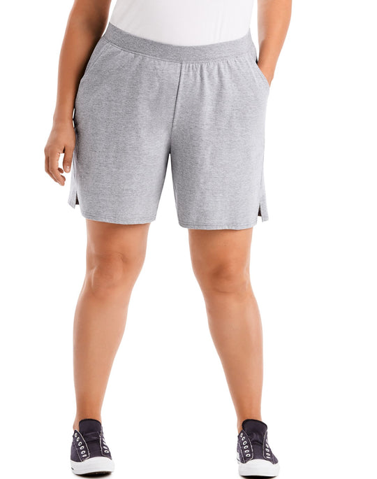 Just My Size Womens Cotton Jersey Pull-On Shorts