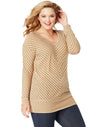 Just My Size Womens Essentials Lightweight Blocked Tunic
